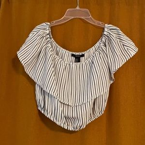 Striped crop top